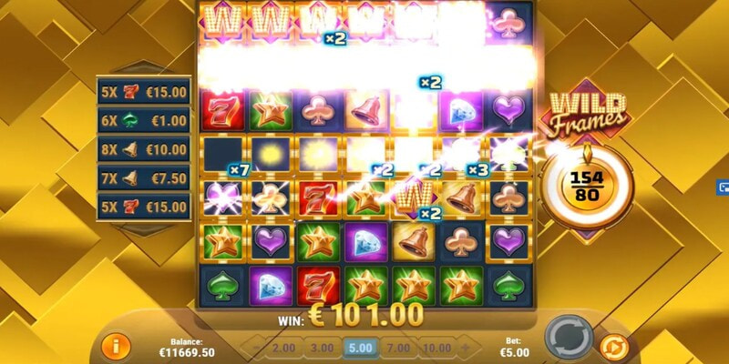 Wild Frames Slot - Trò chơi hấp dẫn nhất 2024 mà bạn nên thử Các bạn sẽ được trải nghiệm nhiều tính năng trong trò chơi này