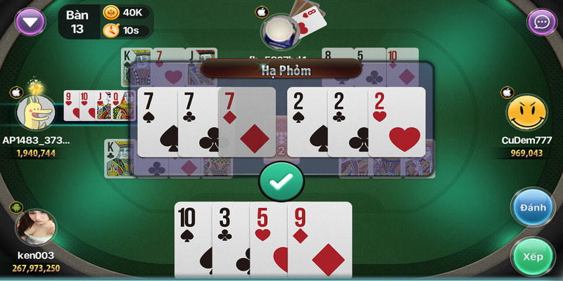 Phỏm - Cách chơi game giải trí kiếm tiền cực hiệu quả Game bài Phỏm dễ dàng chiến thắng với một số mẹo chơi hay ho