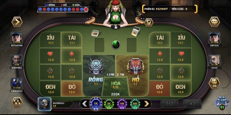 Rồng hổ - tựa game hấp dẫn có nhiều người chơi nhất năm 2024 Gấp thếp - bí quyết chơi Dragon Tiger bất bại