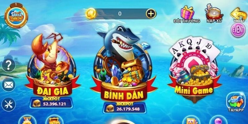 Bắn Cá Thần Tài - Tựa Game Săn Cá Đẳng Cấp Làm Giàu Uy Tín ban-ca-truc-tuyen-thu-vi-voi-kha-nang-nang-cap-sung