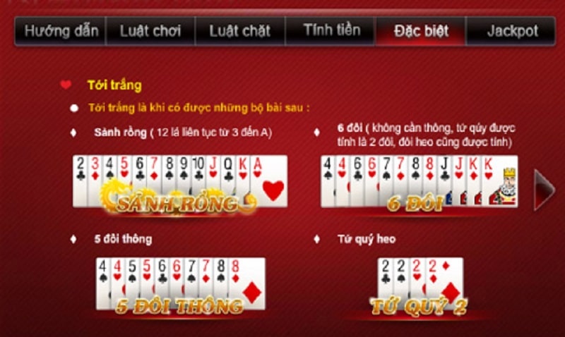 Luật Tới Trắng Tiến Lên Cực Dễ Hiểu Cho Người Mới 2024 Luật tới trắng tiến lên 5 đôi thông