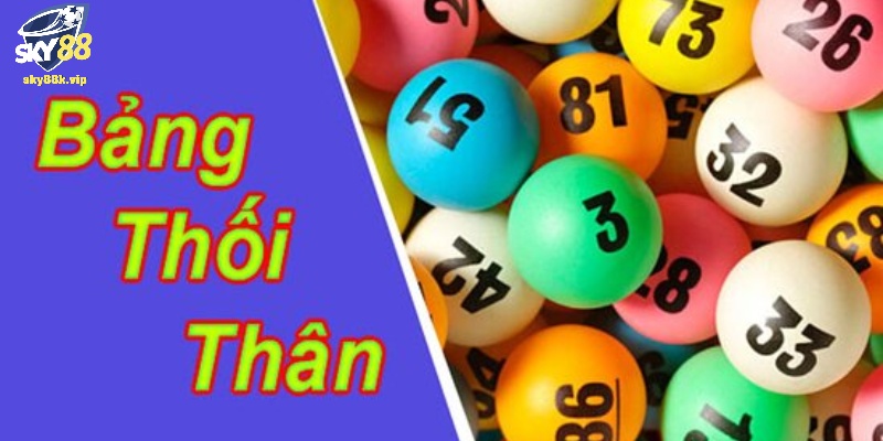 Hướng Dẫn Sử Dụng Bảng Thối Thân Miền Nam Chi Tiết 2024 Bảng thối thân là gì