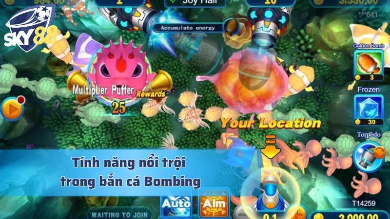 Bombing Fishing: Khám Phá Thế Giới Bắn Cá Đổi Thưởng Xịn Sò Tính năng nổi bật giúp bắn cá Bombing trở nên cuốn hút