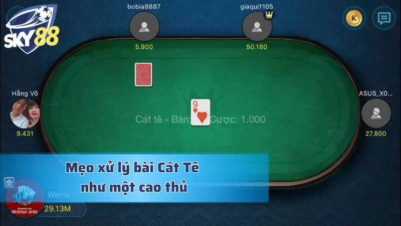 Thành Thạo Game Bài Cát Tê Cùng Luật Chơi Đỉnh Cao Hàng Đầu Những mẹo xử lý ván bài Cát Tê cực hay